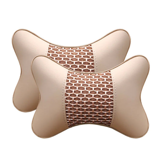 Leather Car Neck Pillow